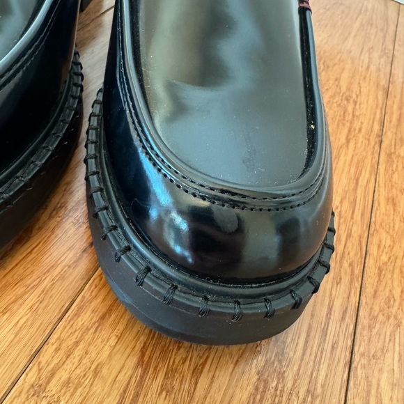 SOLD⚫️Zodiac Odette Slingback Platform Heeled Loafers Black Women’s Size 10M - Picture 5 of 12